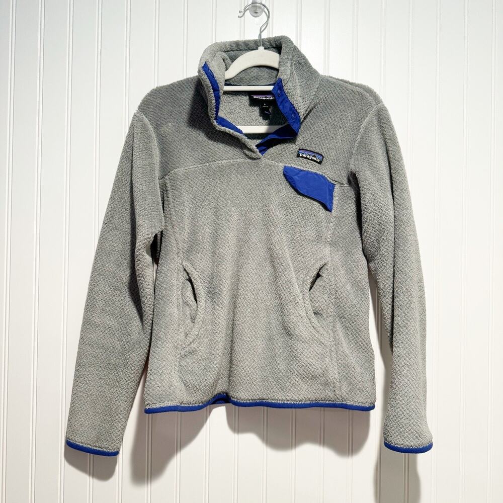 Patagonia Retool Snap T Pullover Gray Size Small